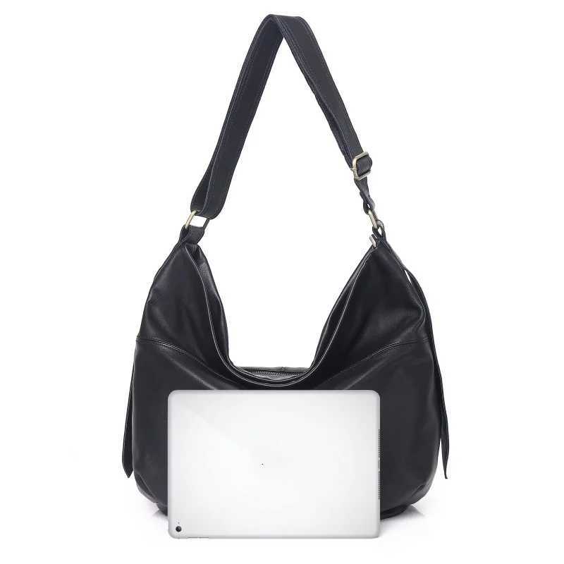 Genuine Leather Large Capacity Shoulder Bag Simple Fashion Crossbody Bag For Women Work shopping Fashion HandbagT251213