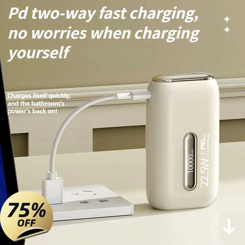 20000 Mah Built-in Cable Fast Charge Sharing Mini Cpact Wholes Mobile Power BankWith LED Power DisplayCes with 2 Lines H251213