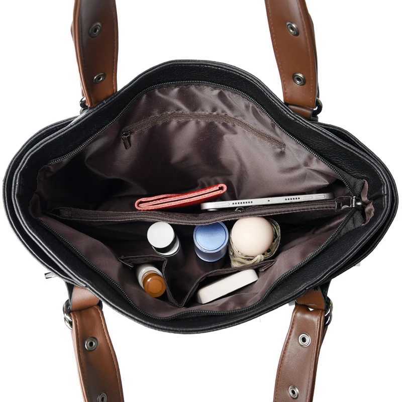 The new large-capacity handbag for ladies and mothers a fashionable single-shoulder crossbody bag is simple and versatileT251213