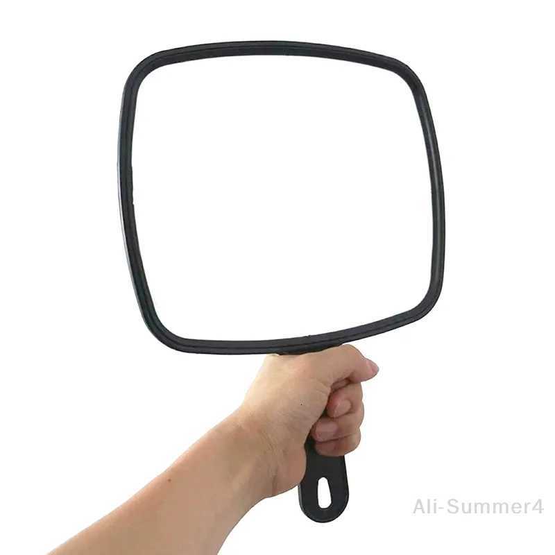 Handheld Mirror Professional Handheld Salon Barbers Hairdressers Mirror With Handle Practical Hand Mirror For HomeT251213