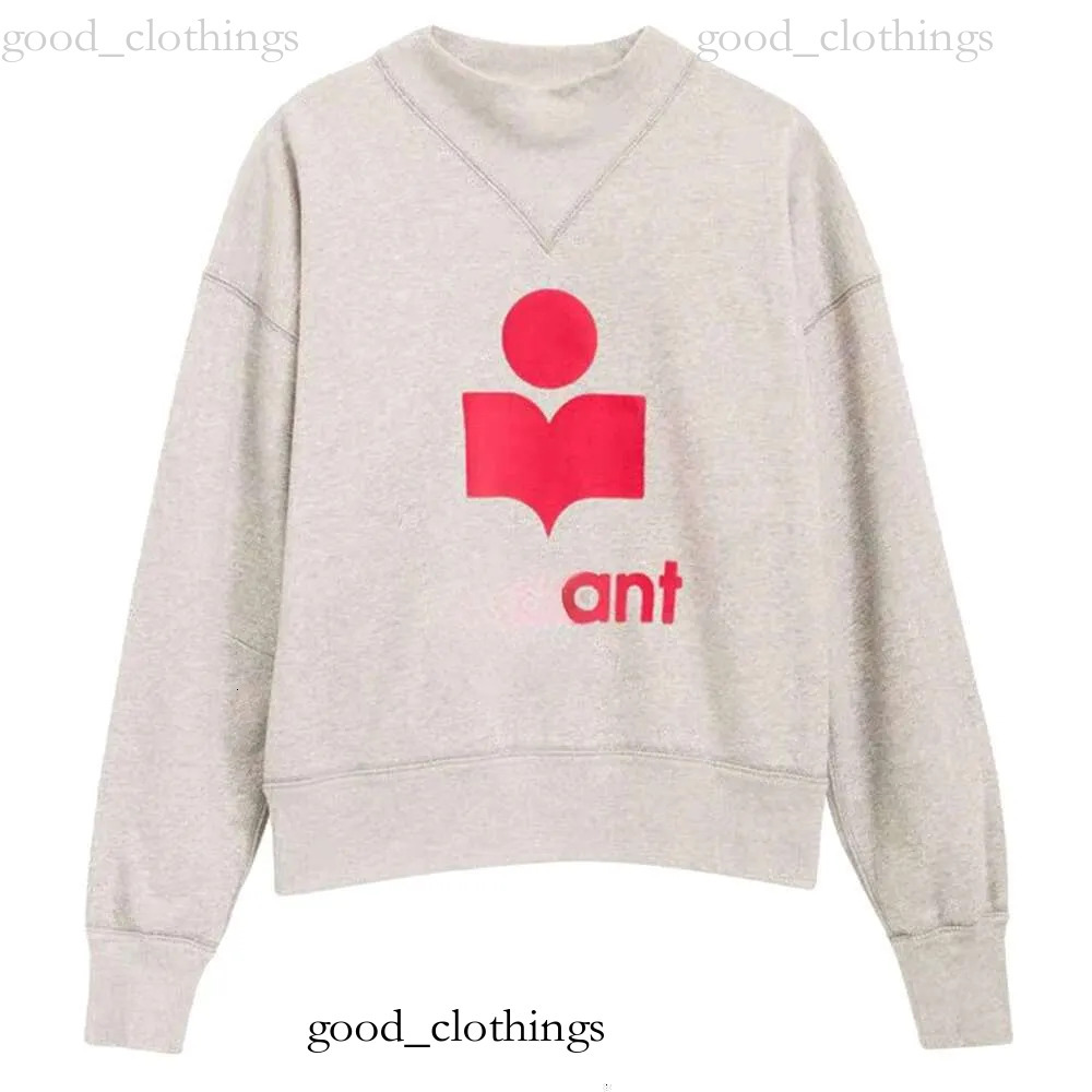 2026 Christmas gift Isabel Hoodie Early Spring Marat Women New Product Designer Cotton Isabel Hooded Sweatshirt Tn High Quty Letter Pattern Print Loose 9ad