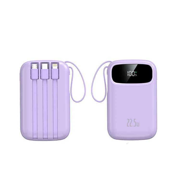 New er Fast Charging Power Bank tra Large Capacity 20000 mAh tra Thin Cpact Portable Ces with Cable H251213