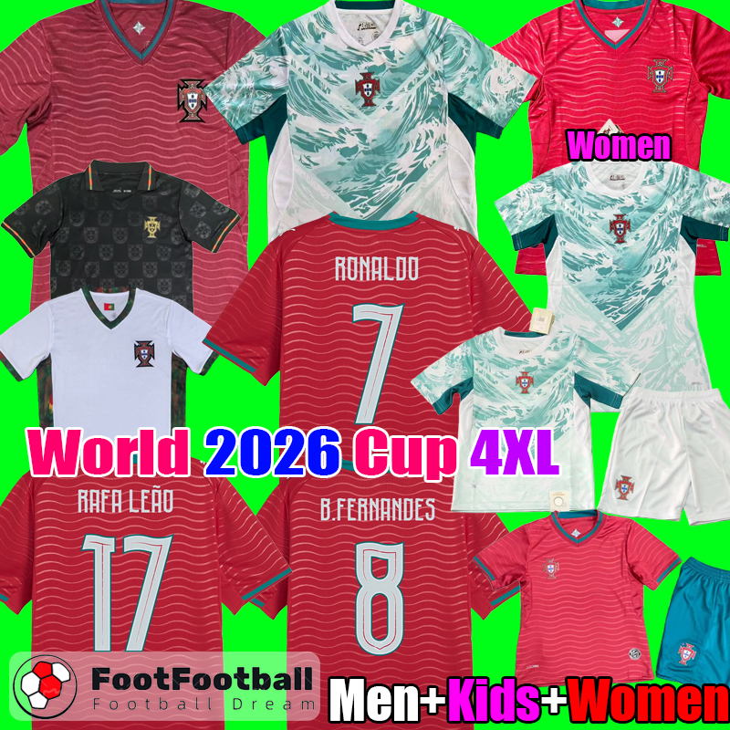 ANDRE SILVA PORTUGAL jersey 2025 football shirt RONALDO soccer jersey 2026 Training home away National team football kit shirts set MEN kids kit tops