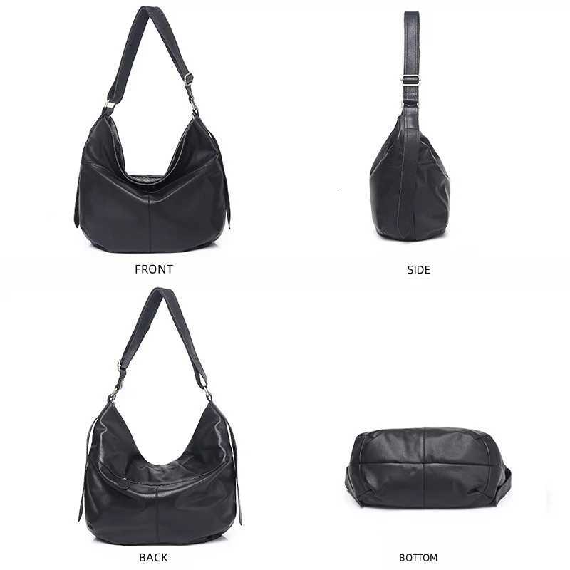 Genuine Leather Large Capacity Shoulder Bag Simple Fashion Crossbody Bag For Women Work shopping Fashion HandbagT251213