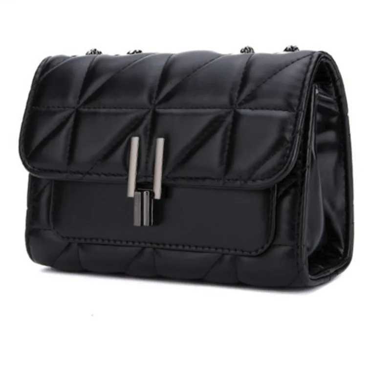 Lingge bag chain bag single shoulder bag diagonal cross style crossbody bag for womenT251213