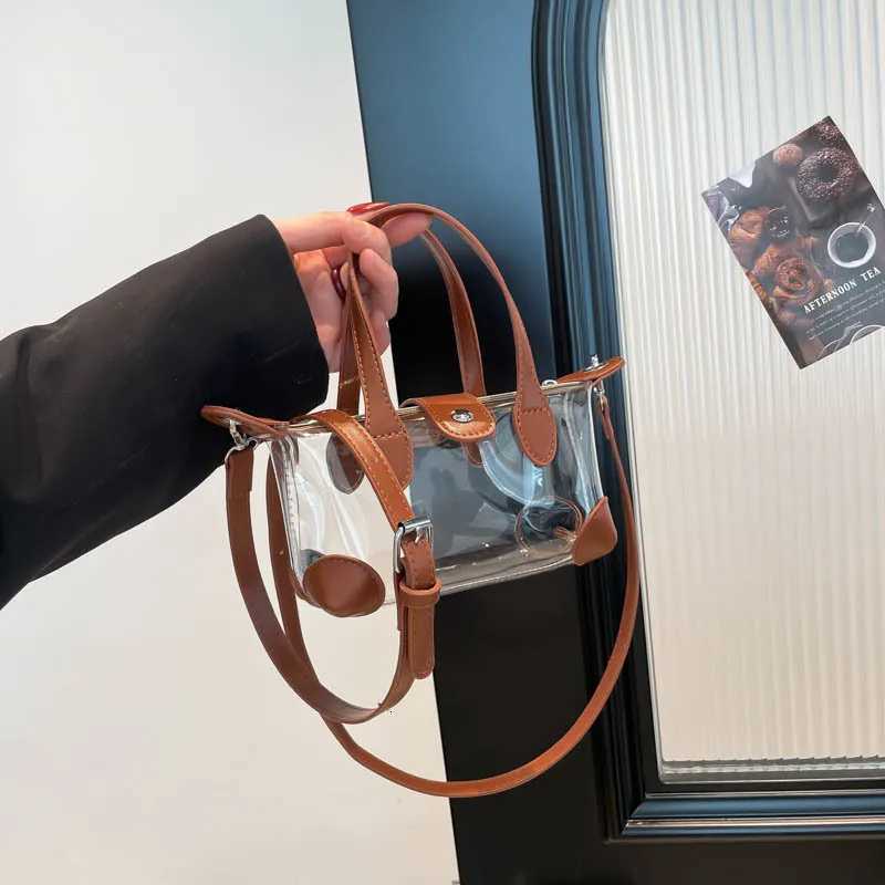 Crossbody Bag for Women Jelly Bag Transparent Bag Fashionable Women Shoulder Bags Casual Versatile Purse and Handbags SacT251213