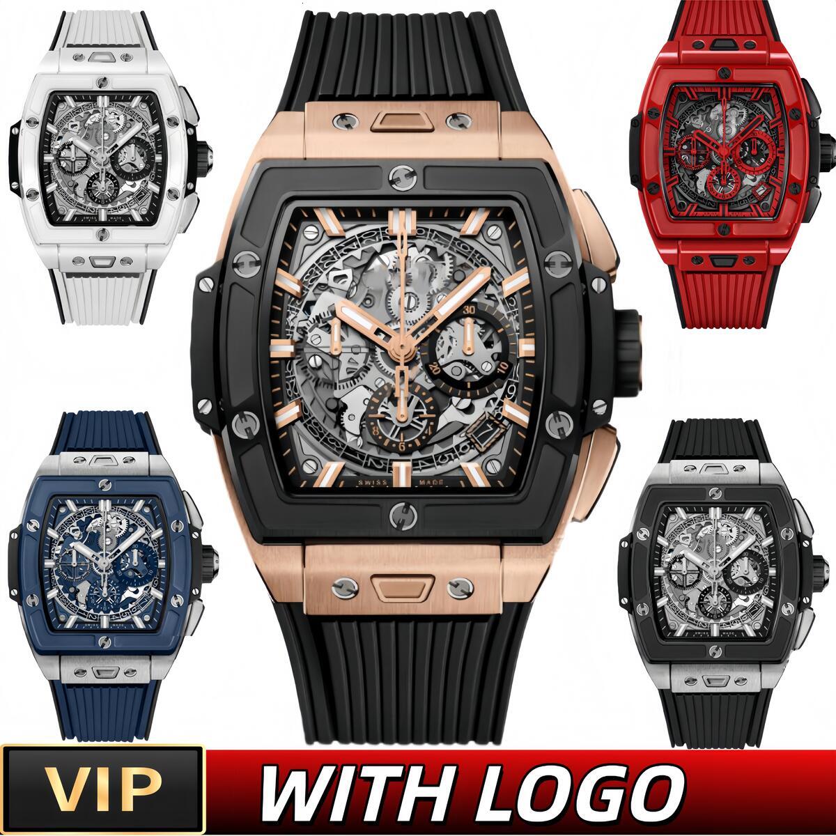 AAA Hublotx Watches Men Bigbang Watch Desigber Mens Watch Women SQUARE BANG UNICO High Quality Multifunctional Watch Automation/Quartz Vintage Watches Wtih Box 25f