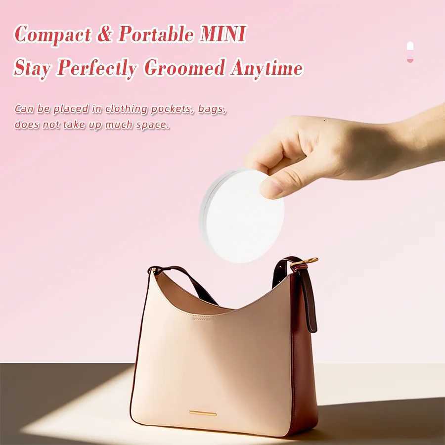 2-in-1 Detachable Frosted LED Mirror 2/5/20x Magnifying Cosmetic Mirror Portable Travel SizeT251213