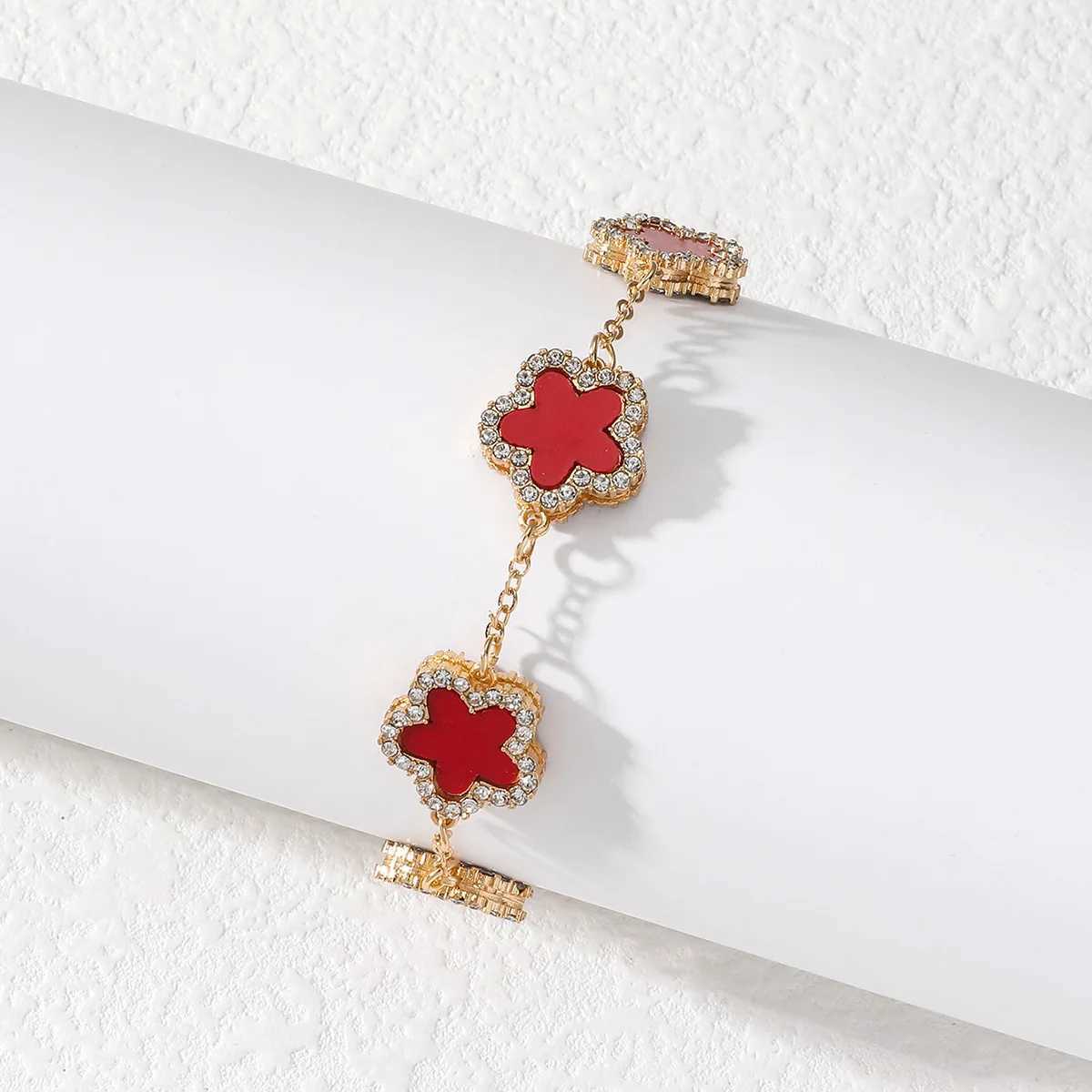 Charm Silver Adjustable Flower s for Women Shiny Cubic Zircon Sweet luxury Design Party Jewelry Gifts M251213