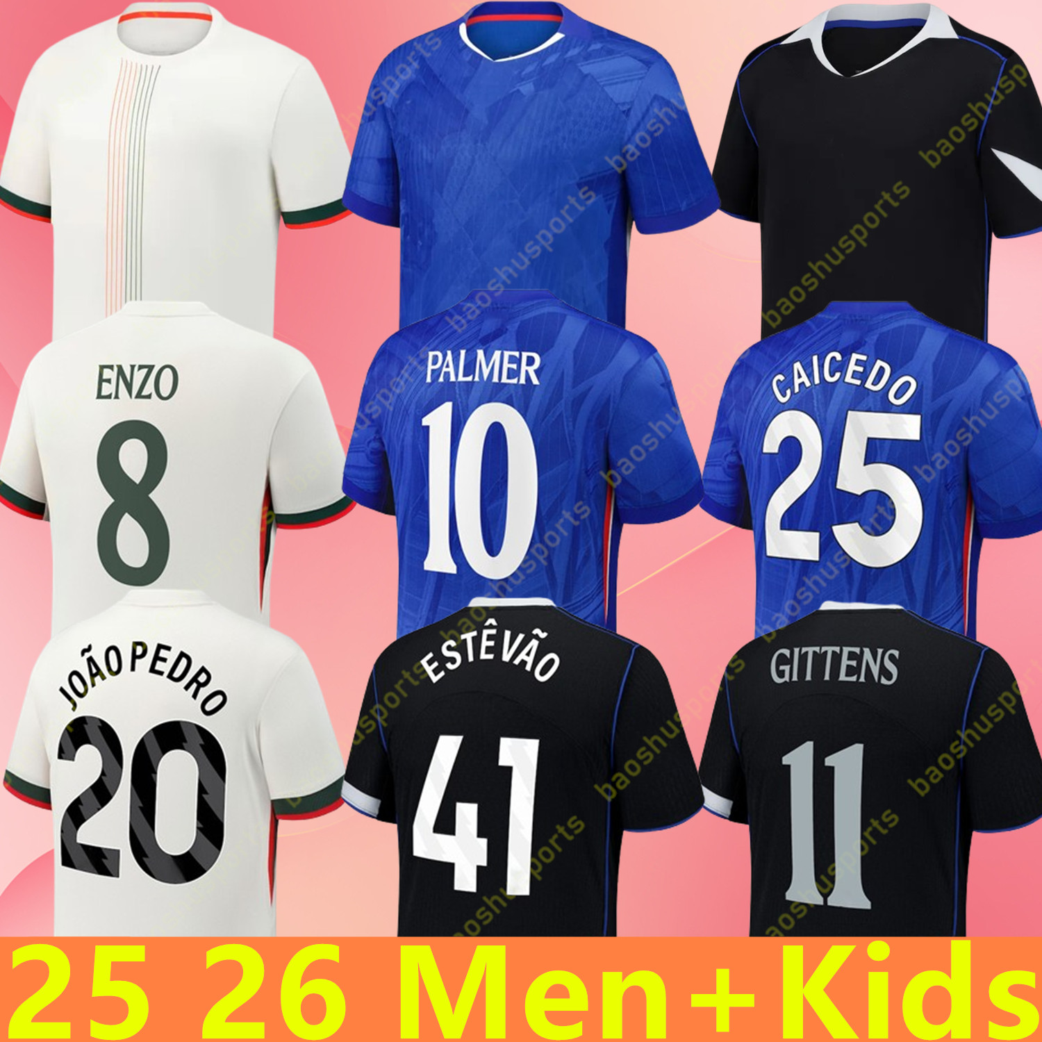 chelase jersey 2025 2026 Cole Palmer CAICEDO Sancho Enzo JOAO PEDRO jersey ESTEVA0 DELAP GITTENS NETO JAMES kit kids Chelse Football Shirt cfc jersey chelses jersey