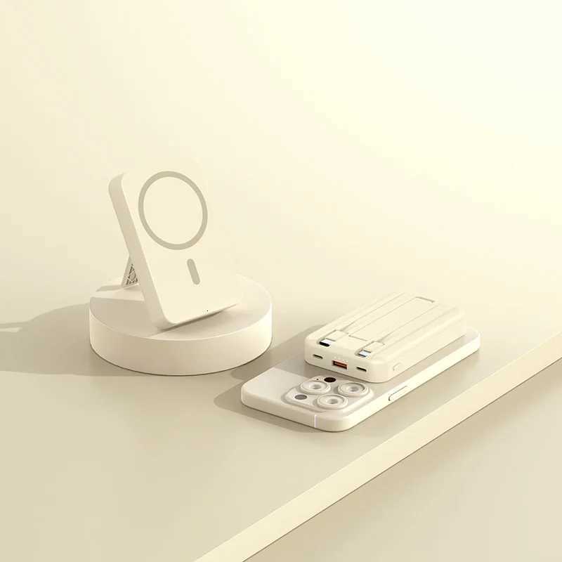 100000mAh Magnetic Suction Wireless Power Bank Fast Charging Portable Thin External Battery for For iPhone H251213