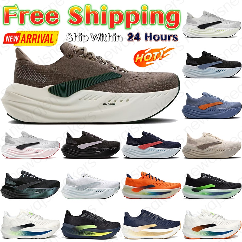 Mens road running walking shoes womens Glycerin sneakers Falcon Green Grey Black Nightlife Peacoat Blue Ribbon jogging zapatos cushioned sports trainers US 5.5-11