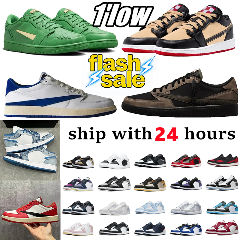 Free delivery Designer basketball shoes classic 1 panda Black Phantom Medium Olive Reverse Mocha mens womens sneakers men women outdoor trainers