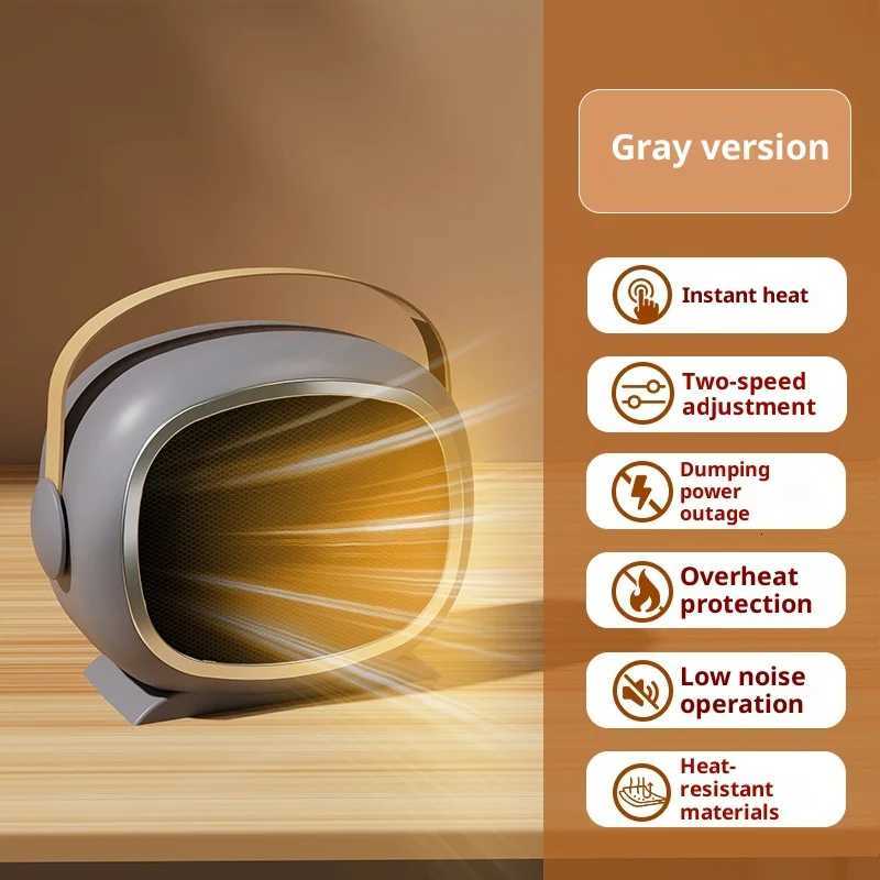 PTC Ceramic Space Heater Desktop Heater 800W High Power Fast Heating Desktop Heater with Overheat Protection for Home Office Use Y251213