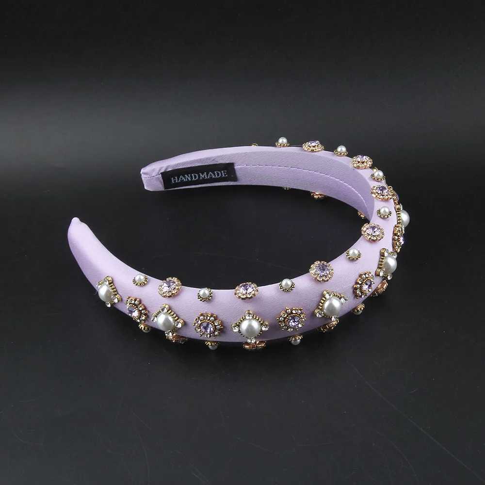 Baroque Padded Hair Bands Bridal Hair Accor Tunning High-Top Shiny Hair Accory Luxurious Hair Accories For The Ball 79 Y251213