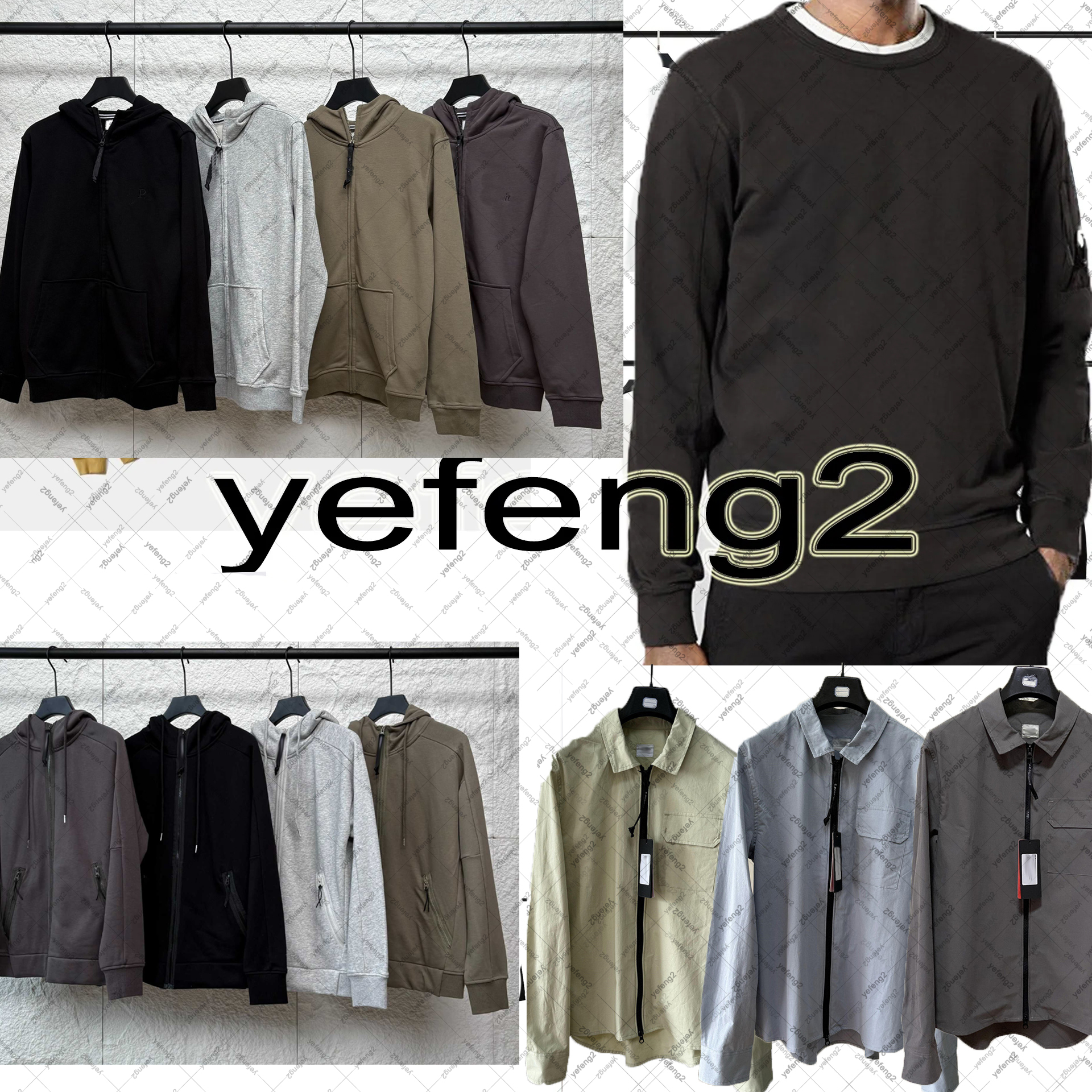 Mens designer hoodie sweatshirt company fashion round neck functional Pioneer cotton padded jacket