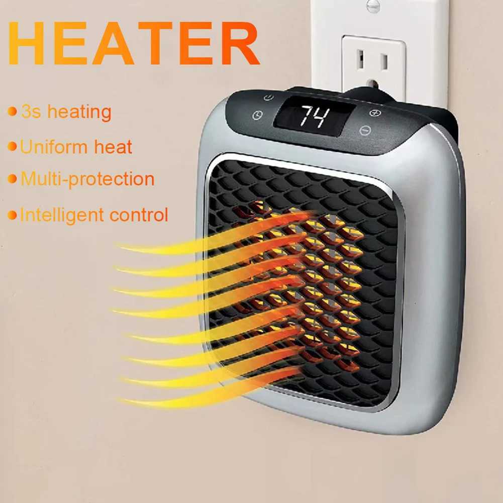 800W Electric Wall Mounted Heater Warmer 12-Hour Timer Plug In Heater Ceramic Heater Low Noise Portable Heater for Bedroom Y251213