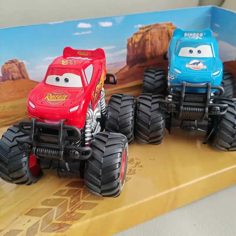Disney Pixar Cars Toy Set with Lightning McQueen Jackson Storm Mack - Pull-Back Truck Models Childrens Play Vehicles Gift H251213