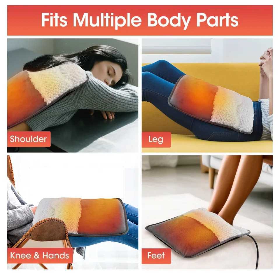 USB Winter Heating Foot Mat Office Home Washable Electric Heating Foot Pad Warm Feet Heater Soft Portable Electric Heater Y251212