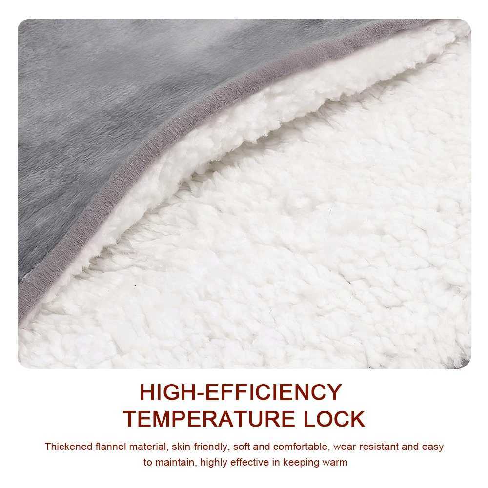 Electric Foot Heating Pad Constant Temperature USB Charging Soft Plush Foot Cover For Home Office Improve Cold Hands And Feet Y251212