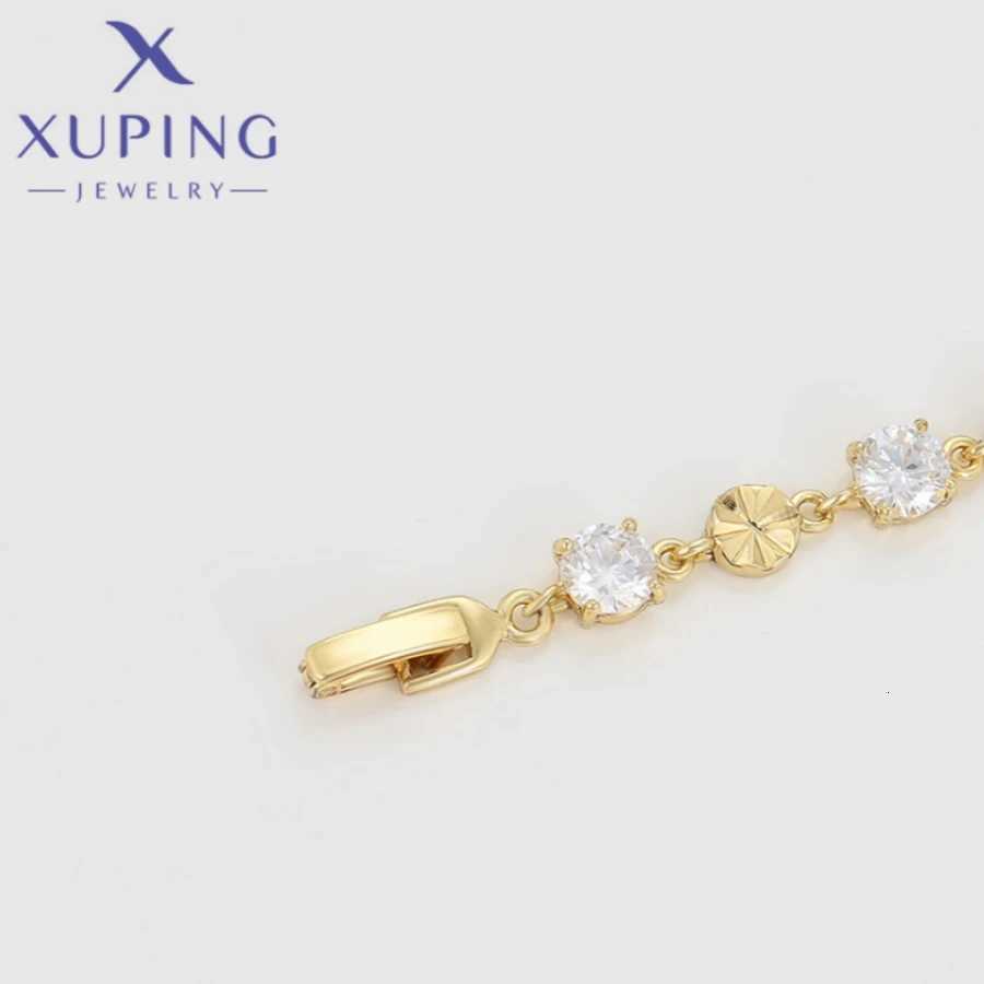 Xuping Jewelry Trendy Exquisite Elegant Simple Shape Womens Light Gold Color Birthday Christmas Gifts X000995316 M251213