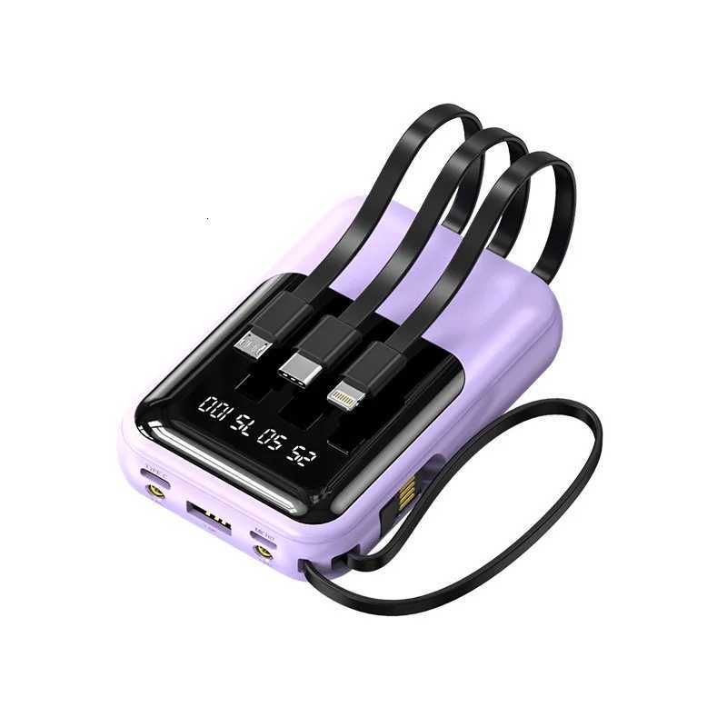 Mini wired smart digital display 20000mAh high-capacity power bank for convenient mobile charging power banks H251213