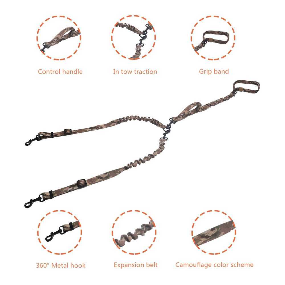 Reflective Large Dog Leash Elastic Tightness Small Cat Harness Set Tactical Vest Double Pet Use Medium Dog Harness Accessories M251213