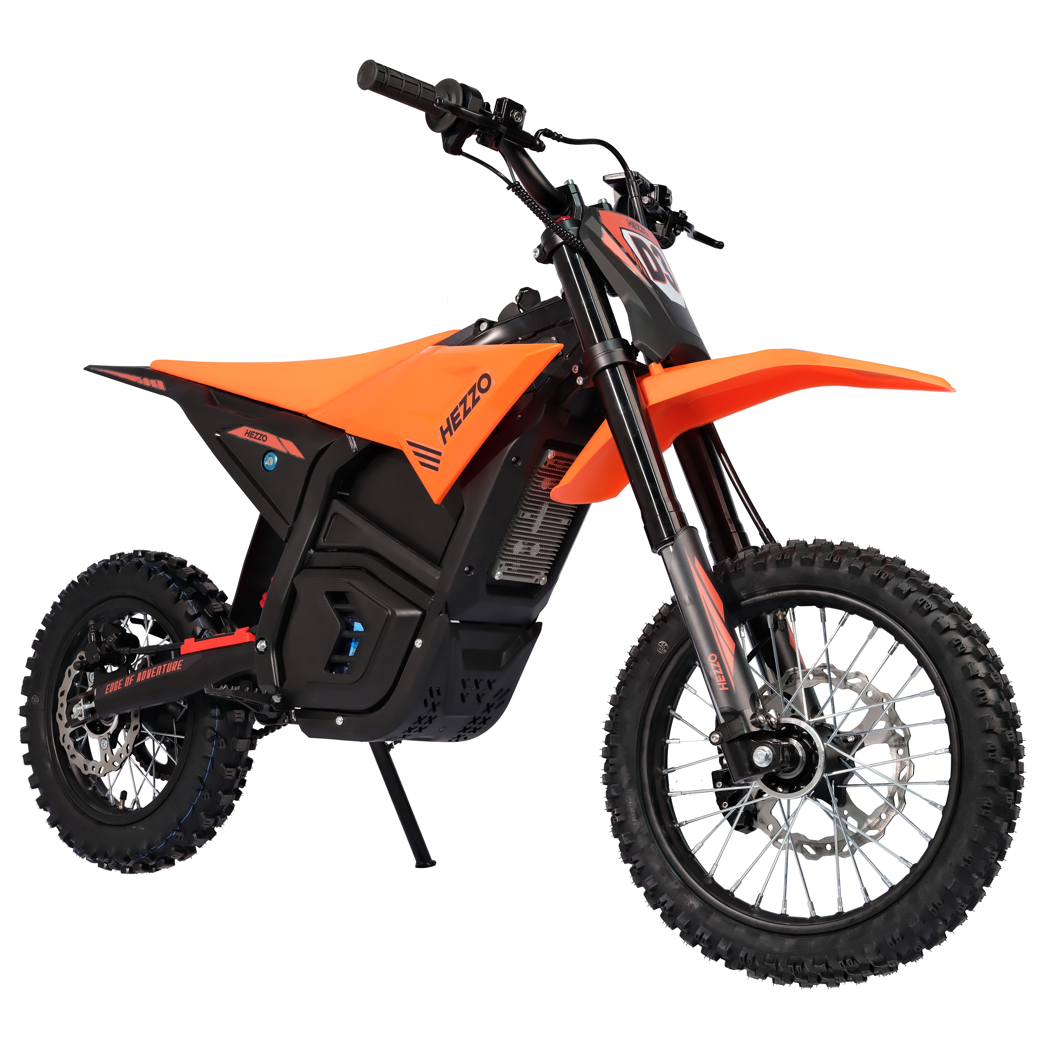 HEZZO D3PRO 60V 6000W Middrive Ebike 250Nm Powerful Adult Electric Dirt Bike 47Mph 30Ah Long Range 17Inch CST Enduro Electric Motorcycle