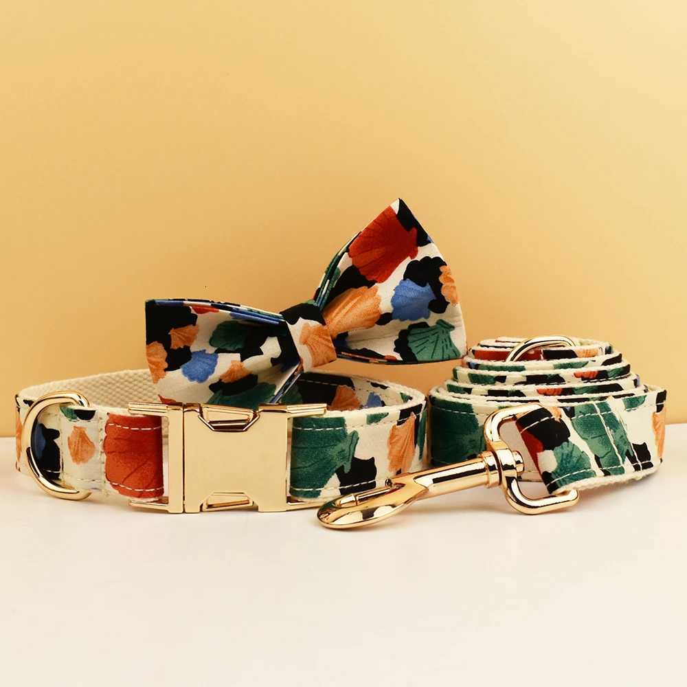 luxury collar leash dog harness custom ts accessories dog collar leash harness set Dog Collar M251213