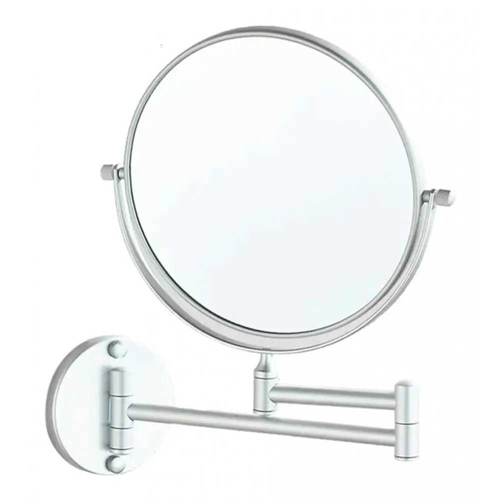 Double-sided Wall Mount Makeup Mirror With Fixing Screws 1x/3x Magnification 360-degree Swivel DesignT251213
