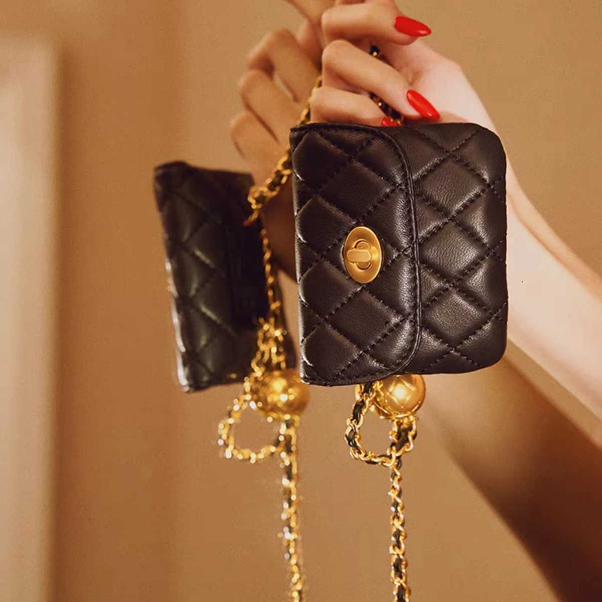Elegant Leather Chain Belt Bag For Wen Crossbody Waist Purse Fanny Pack ning Cluh Mini Handbag Detachable Soft Leather Y251213