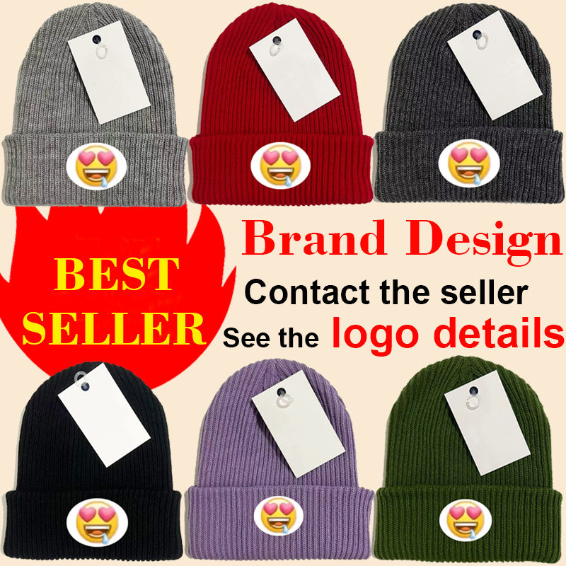 Wholesale Designer Monc Beanie Winter Knitted Hat Warm Beanies Cap Classic Bonnet Girl Boy High Quality Hats For Women Men