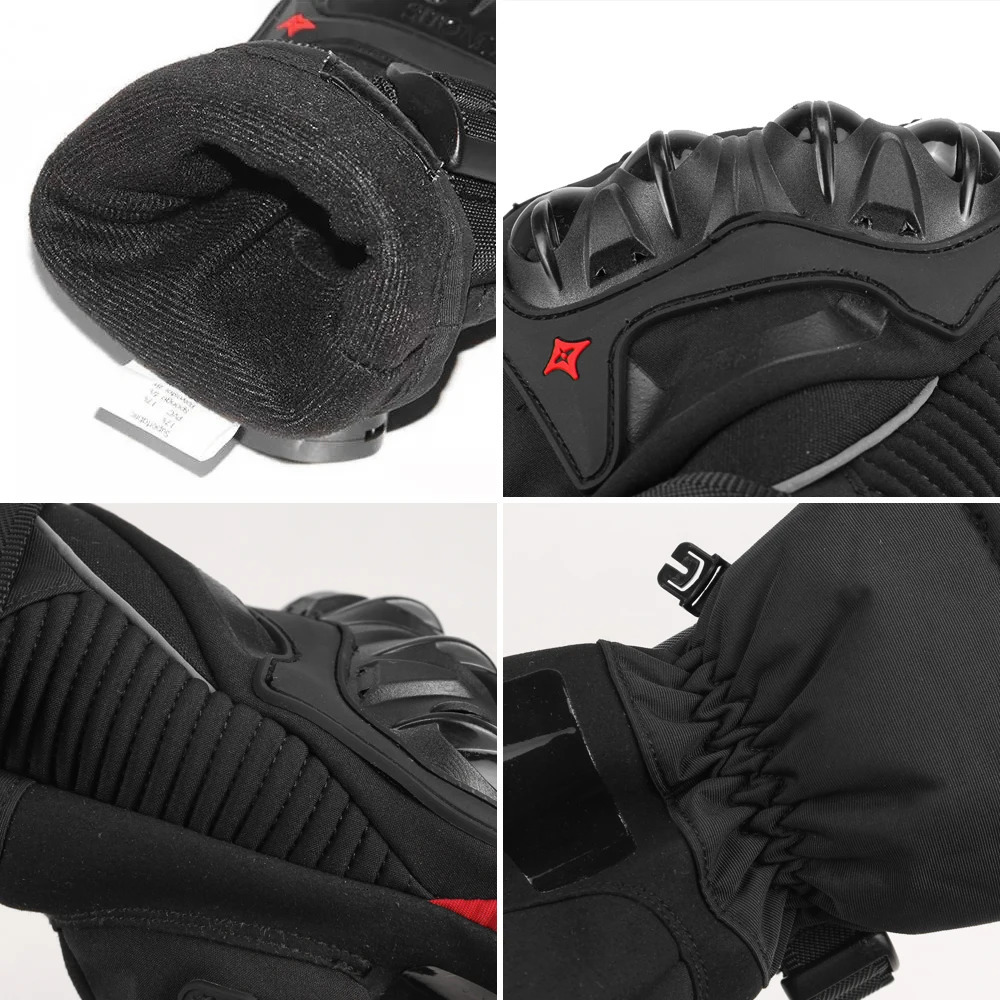 Motorcycle Gloves Waterproof Windproof Full Finger Moto Motorbike Riding Gloves Touch Screen Moto Motocross Gloves Winter 250815 - view 6