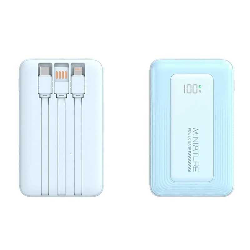 20000mAh Portable Power Bank with Built-In Cable for Outdoor Backup Quick Charging Cpatible for iphone H251213