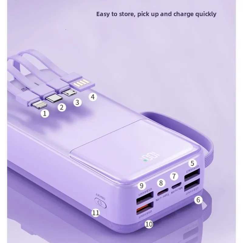 50000mAh New er Fast Charging with Cable Power Bank Large Capacity for IPhone H251213