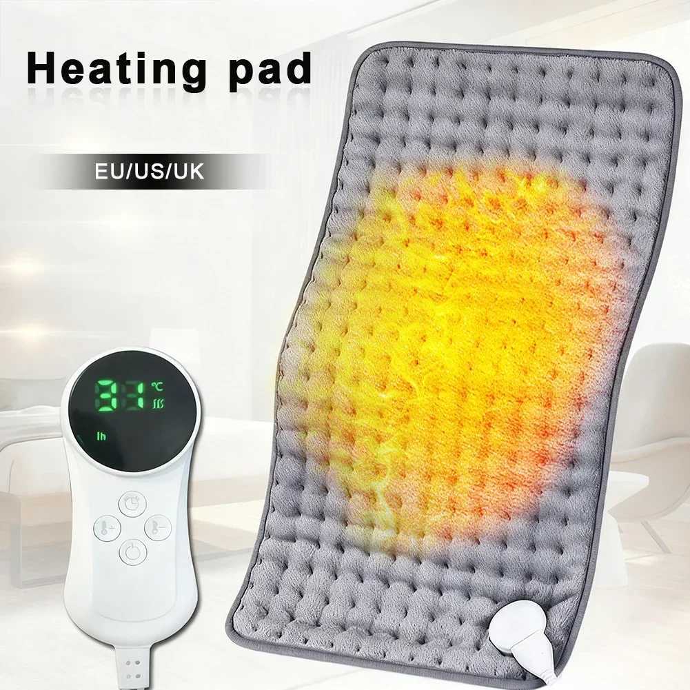 1Pc Electric Heating Pad Adjustable Timing Multi-functional Thermal Blanket Cold Warming Cushion Heated Mat For Home Office Y251212