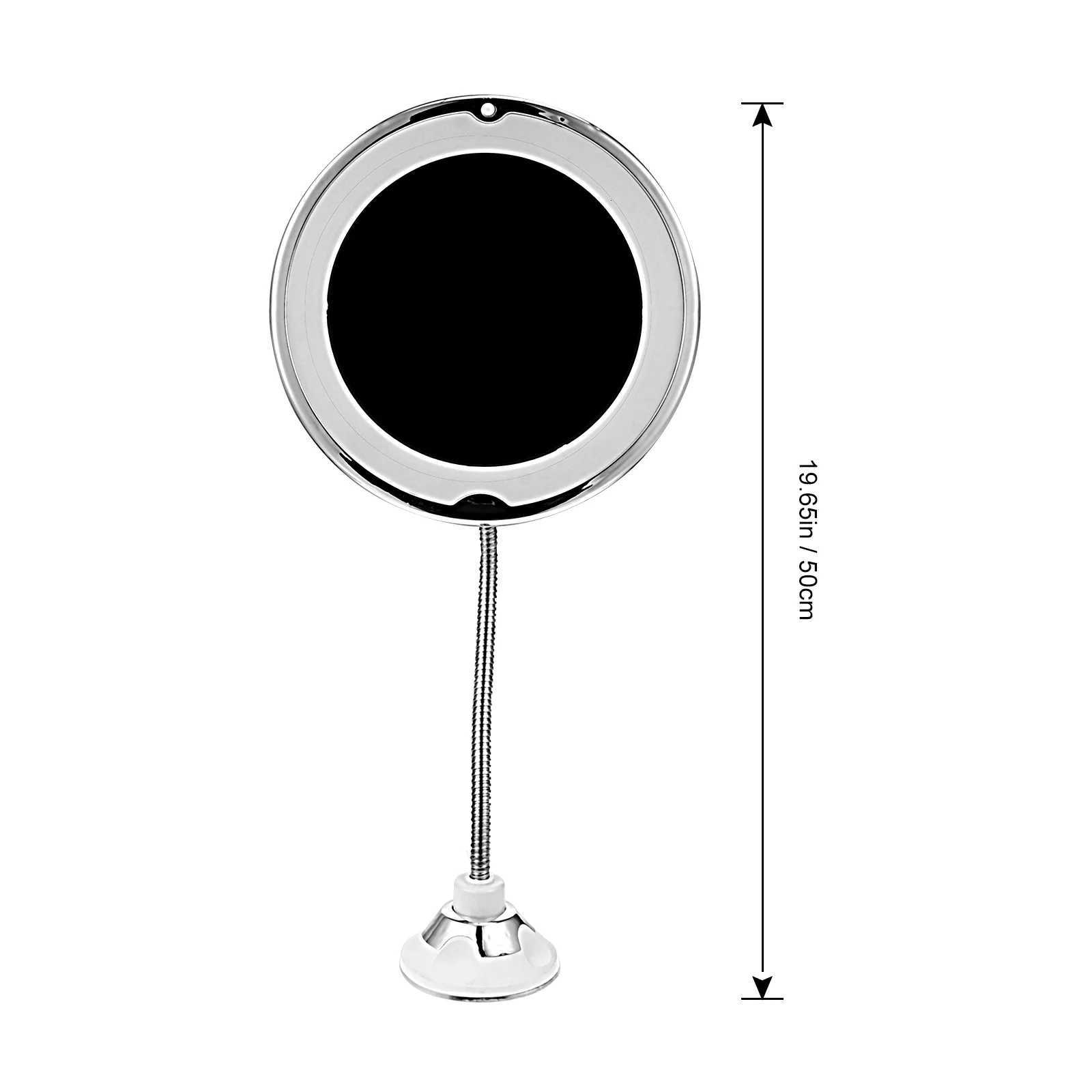 10X Magnification Led Makeup Mirror Vanity Mirror With Suction Cup Desk Mirror Bathroom Mirror Cosmetics Care ToolT251213