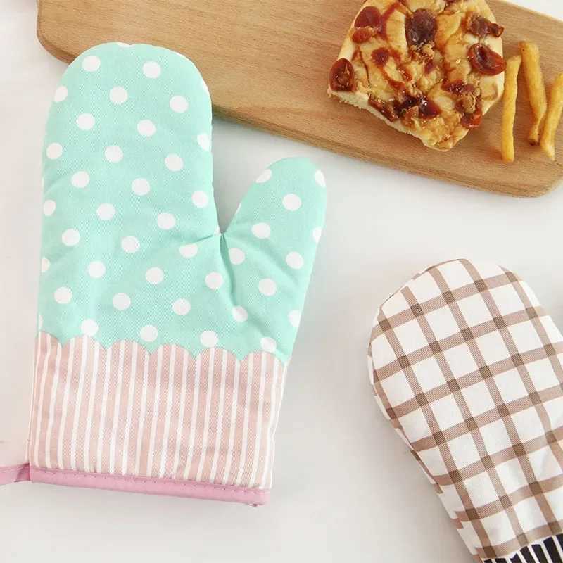 Baking Kitchen Tools - Oven Mitts Anti - Hot Gloves Pad Oven Microwave Insation Mat 1Pcs H251212