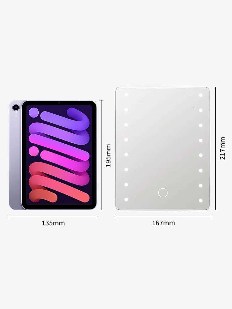Makeup Mirror With 16 Leds Cosmetic Mirror With Touch Dimmer Switch Usb Or Battery Operated Stand For Tabletop Bathroom TravelT251213