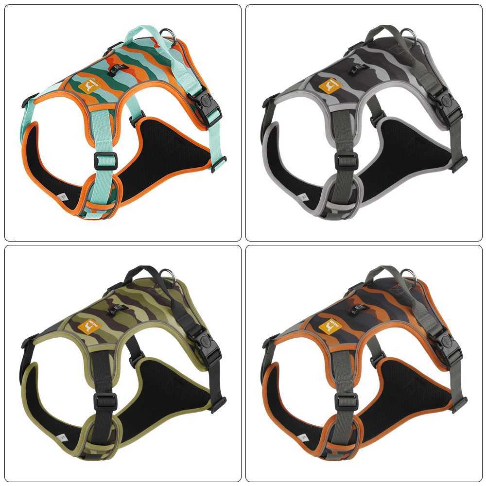 Adjustable Harness Dog Reflective Safety Training Walking Chest Vest Leads Collar For French Bulldog Pets Dogs Accessories M251213