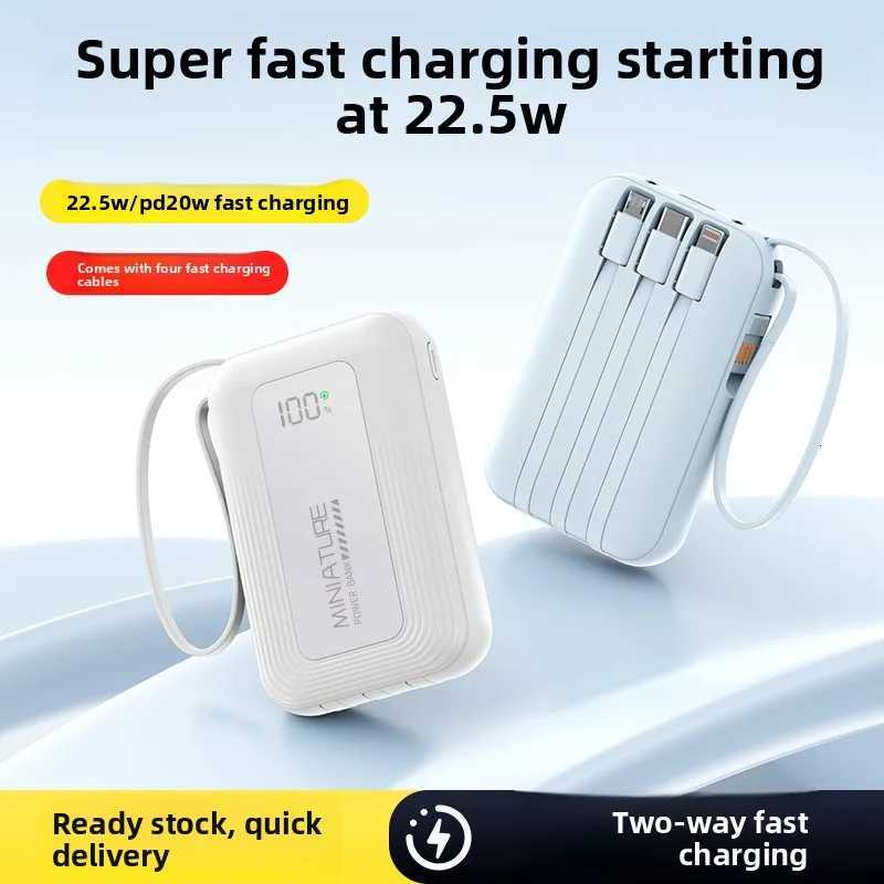 20000 MAh Large Capacity PD225W Fast Charging Power Bank with Built-in Battery Four-wire Mobile Power ply External Battery H251213