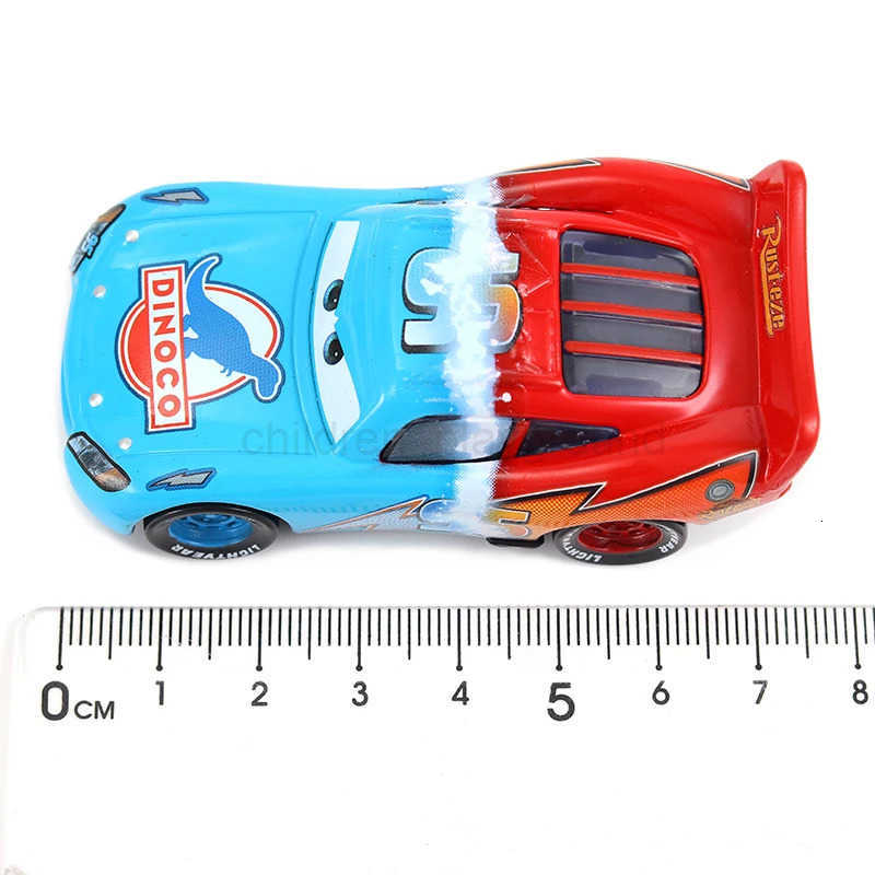Disney Cars 3 Pixar Cars Cartoon Two-color Racing Metal Diecast Toy Car 155 Lightning McQueen Birthday Present Boy Kids Toys H251213
