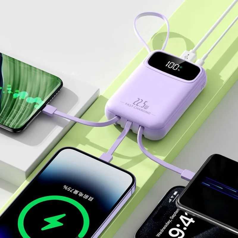 2025 New Mini Power Bank 20000mah Portable Charger LED Digital Display Power Bank External Battery Pack for H251213