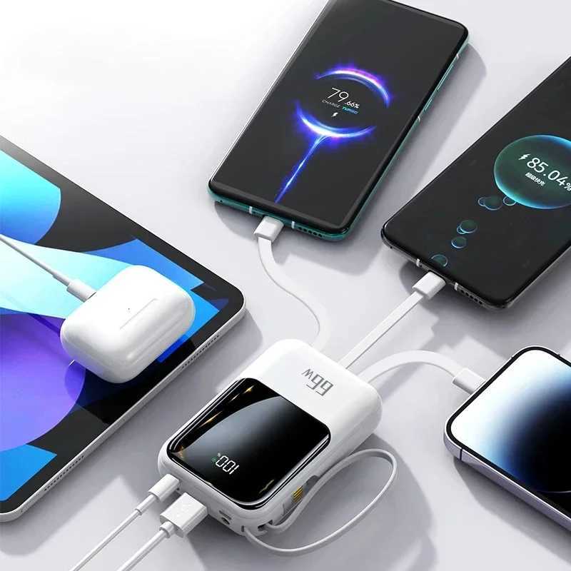 20000mAh 66W er Fast Charging Large Capacity with Cable Mini Small Power Bank Suitable for IPhone H251213