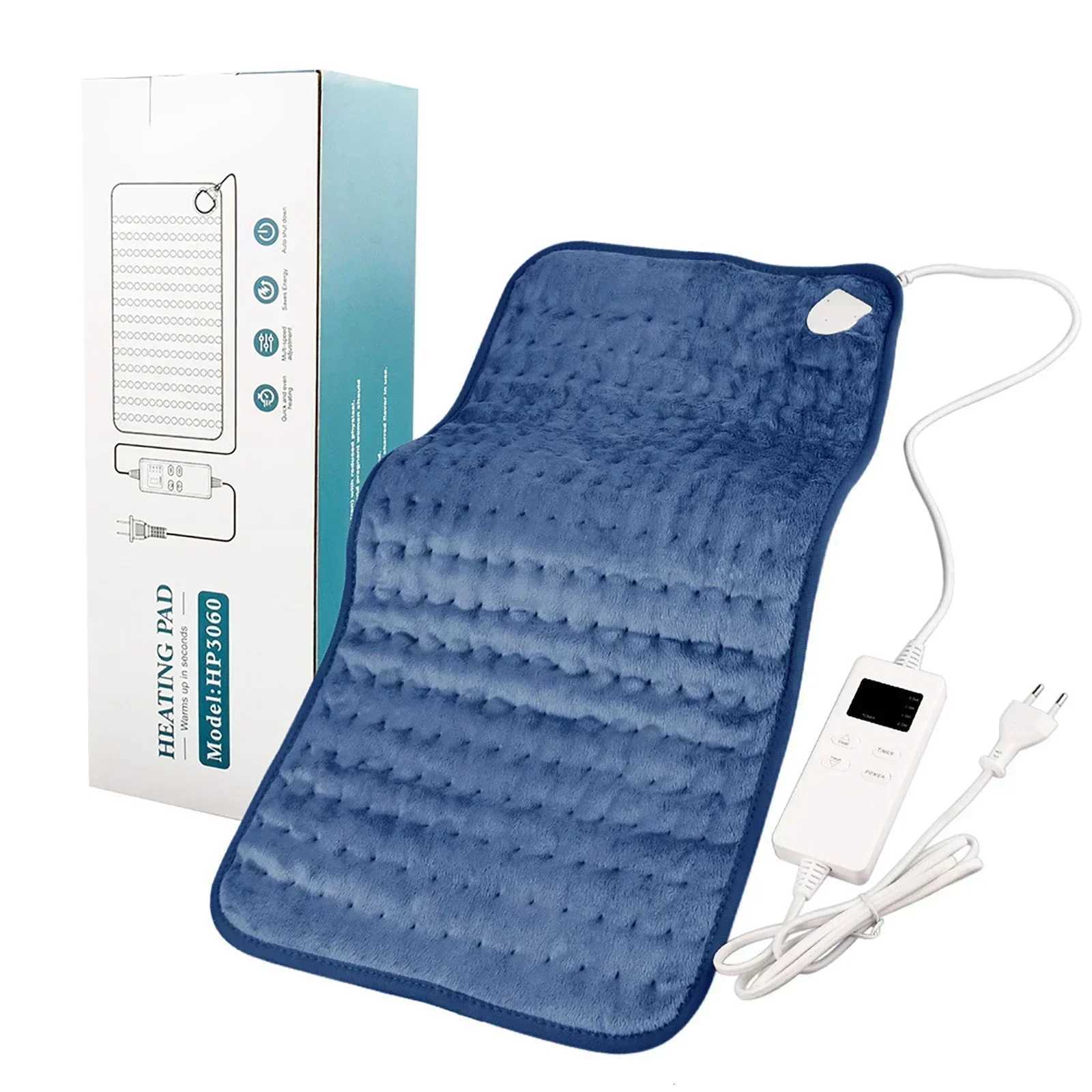 75W Electric Blanket Timing 6-speed Physiotherapy Heated Pad Shawl Cover Leg Warming Winter Warm Heating Pad for Back Pain 220V Y251212