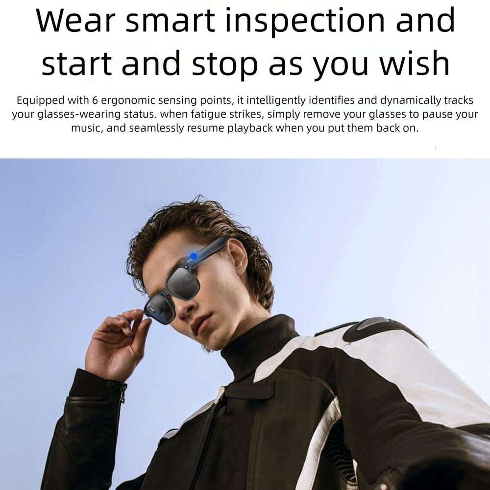 Famous Brand L Smart Call Voice Assistant Listening To Songs W Pixel AI Bluetooth Glasses