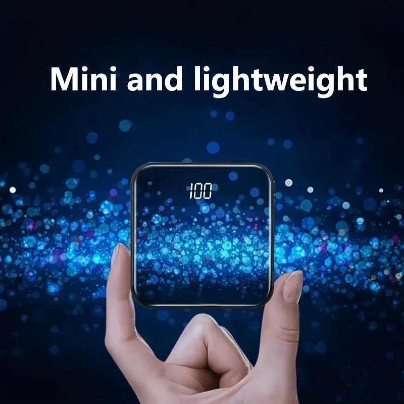 30000mAh Mini Power Bank Fast Charging Large Capacity Portable Power Bank 4 in 1 Cable for iPhone 2025 New H251213