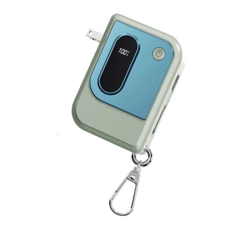 Wall-Plug Power Bank 10000mAh 35W Fast Charge with Retractable Cable Buckle Plug Charge Instantly Cable- for Travel H251213