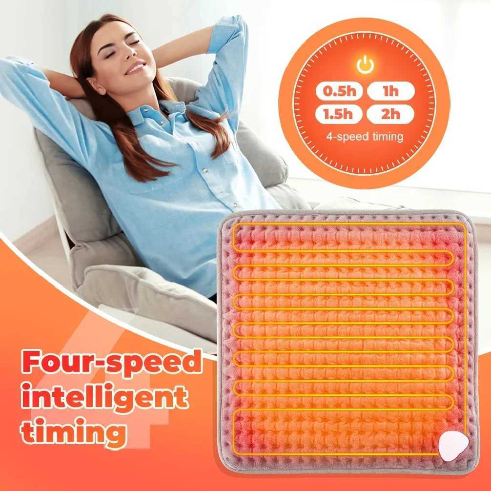 Electric Heating Foot Pad Washable Feet Warmer Household Soft Plush Thermal Heating Blanket Foot Warming Mat Home Office Bedroom Y251212