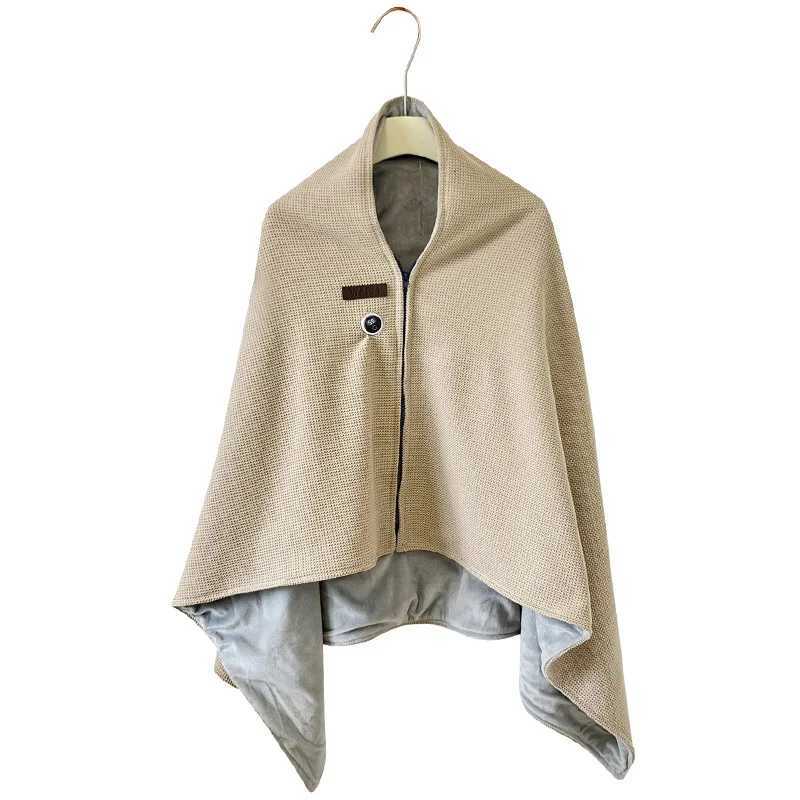 Wearable USB Heating Blanket Skin-friendly Zip Design Multi-temp Knee Wrap Shawl Home/Office Use Warm Comfy Y251212